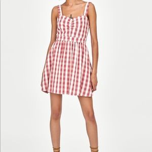 Zara checkered dress